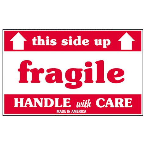 Fragile This Side Up Printable Labels